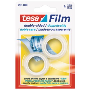 Nastro biadesivo Tesa 12 mm x 7,5 m trasparente