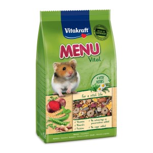 Vitakraft Menu Vital cibo per criceti, alimento completo per una vita vitale.