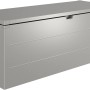 Biohort Stylebox 210, grigio quarzo metallizzato, box universale per giardino, terrazza e balcone.