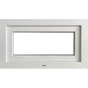 Telaio finestra in PVC bianco t.b.t. per OBI. Robusto e durevole.