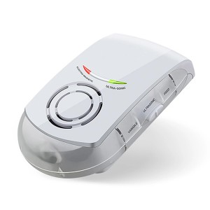 t.b.t. repellente per insetti, dispositivo bianco con funzione ultrasonica ed elettromagnetica.