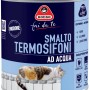 Barattolo di smalto per termosifoni Boero con gatto sul termosifone. Adatto per ferro, alluminio e leghe ferrose.