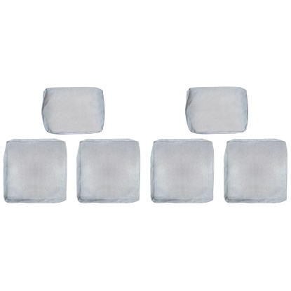 Fodere di ricambio per Olea set mobili da balcone grigio 6 pz