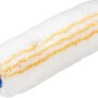 Rullo per emulsioni LUX 25 cm a grana grossa, rullo per pittura con rivestimento in poliammide e strisce gialle.