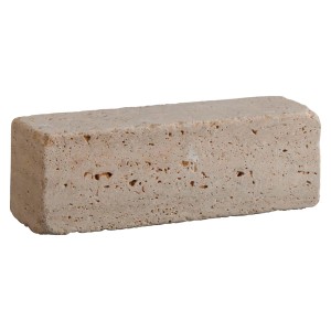 Mattone in travertino per bordure e finiture.