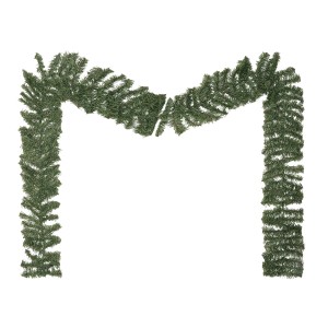 Ghirlanda natalizia verde di abete.