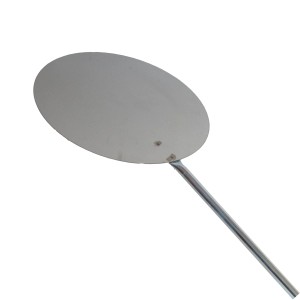Pala per pizza in acciaio inox per grill e forno.