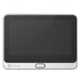 Videocitofono wireless Ezviz DP2C con monitor a colori e cornice argentata.