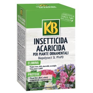 KB Insetticida Acaricida per piante ornamentali, antiparassitario biologico.