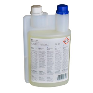 Flacone di detergente per idropulitrici.