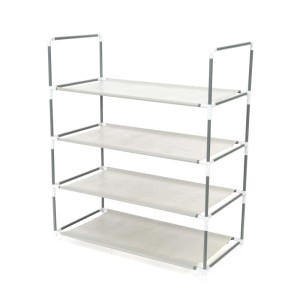 Scaffale scarpiera I Love My Shoes 4 ripiani grigio 58,5x29x70,5 cm