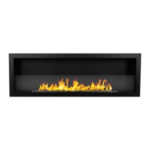 Camino a bioetanolo incasso parete Divina Fire Furore 120 3 kW 1,25 lt 120x40 cm