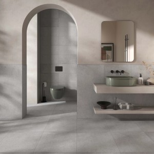 Piastrella Carles gris in gres porcellanato rettificato 60x119,8 cm