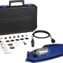 Set mini utensili Dremel con accessori e custodia.