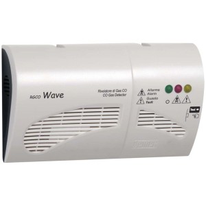 t.b.t. Rilevatore di CO per impianti di allarme, design bianco.