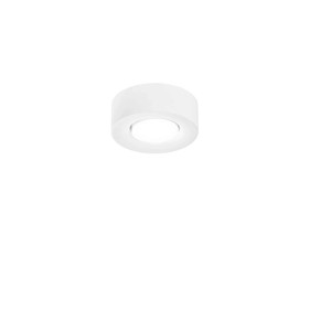 Plafoniera rotonda Athen in gesso verniciabile con attacco GX53