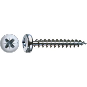 Vite universale Spax a testa bombata, 3x12 mm, attacco T-Star plus, adatta per legno, plastica e cemento.