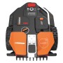 Worx Landroid Vision M800 robot tagliaerba, vista dall'alto. Robot tagliaerba con rilevamento ostacoli basato su IA.