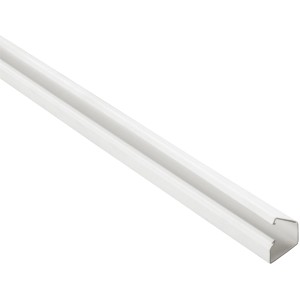 Canalina bianca per ambienti umidi, adatta per l'installazione di cavi elettrici.