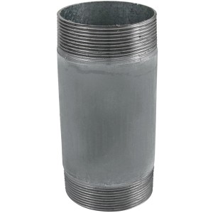 Tubo filettato grigio per cassette WC.