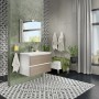 Bagno moderno con mobile lavabo e specchio t.b.t. Design elegante per il tuo bagno.