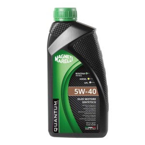 Olio motore 5W-40 di Magneti Marelli, adatto per motori a benzina, diesel e Gpl.