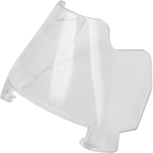 Protezione antischegge di ricambio per seghetto alternativo LUX STS-750/85, parte in plastica trasparente.