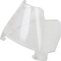 Protezione antischegge di ricambio per seghetto alternativo LUX STS-750/85, parte in plastica trasparente.
