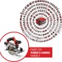 Sega circolare a batteria Einhell Power X-Change TE-CS 18/165-1 Li Solo, parte della famiglia Power X-Change.