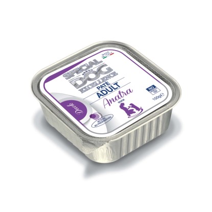 Cibo umido per cani Special Monge Dog Excellence paté anatra vaschetta 150 g