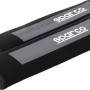 Due copri cintura di sicurezza Sparco neri per sedili auto, accessorio interno auto.