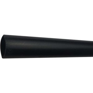 Tubo tondo nero in PVC Arcansas, 0,8 cm x 100 cm.