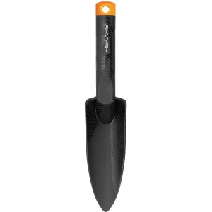 Fiskars Paletta trapiantatrice Solid, paletta stretta in plastica per giardinaggio.