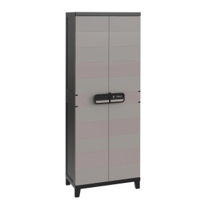 Armadio portautensili t.b.t. in plastica grigio/antracite.