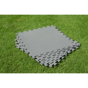 Tappeto protettivo per sotto piscina Bestway 50x50 cm grigio 9 pz