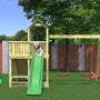 Gioco da giardino Floppi con scivolo e altalene 379x396xh262 cm_4