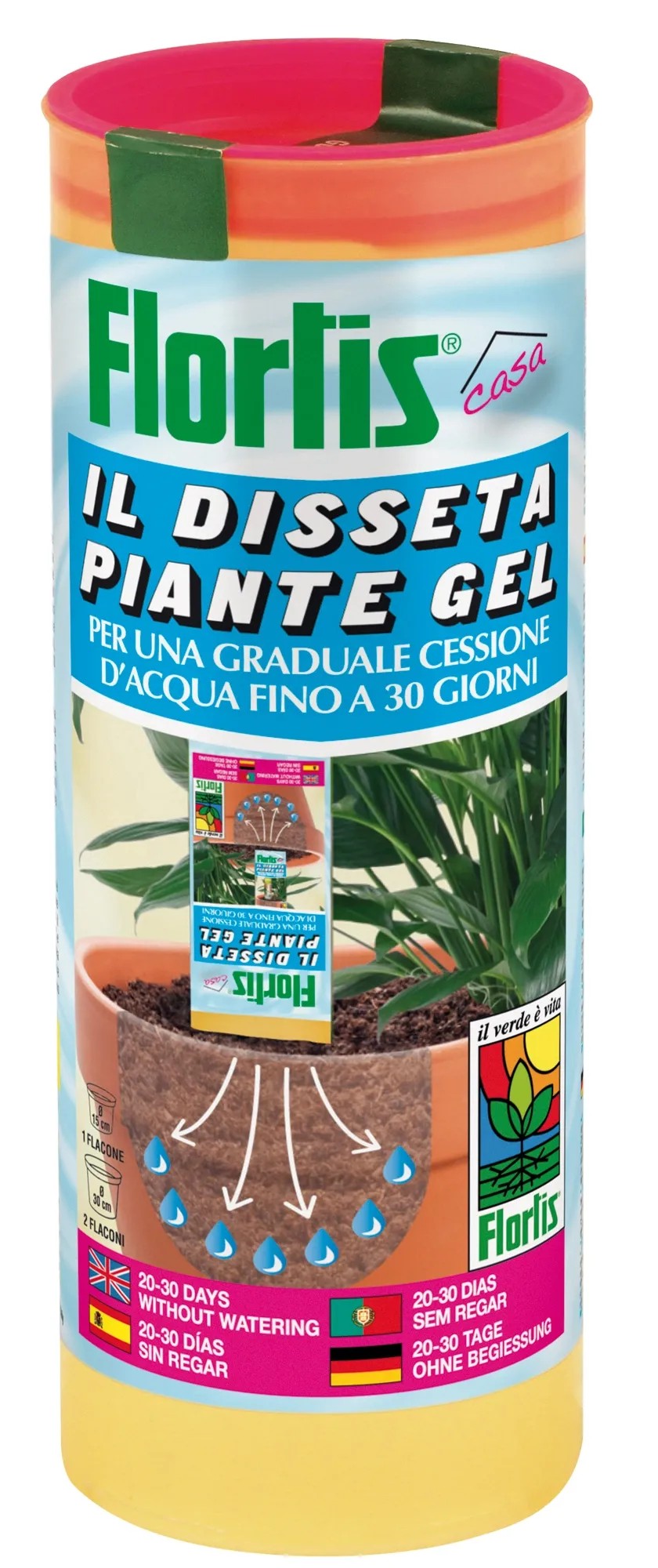 Gel Idratante Per Piante Bioriserva - Fino A 30 Giorni Di Autonomia, 3 Pezzi Per Piante Interno/Esterno