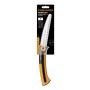 Sega a mano Fiskars Xtract SW73 con dentatura grossa, manico arancio e nero e protezione lama.