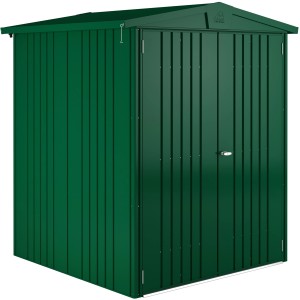 Casetta da giardino in metallo Biohort Europa, verde scuro, 2,4 m², con porta. Casette da giardino per esterni.