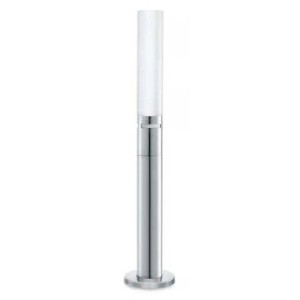 Lampada da giardino a LED Steinel GL60 in acciaio inox e vetro opalino, lampada da terra per giardino e vialetto.
