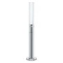 Lampada da giardino a LED Steinel GL60 in acciaio inox e vetro opalino, lampada da terra per giardino e vialetto.