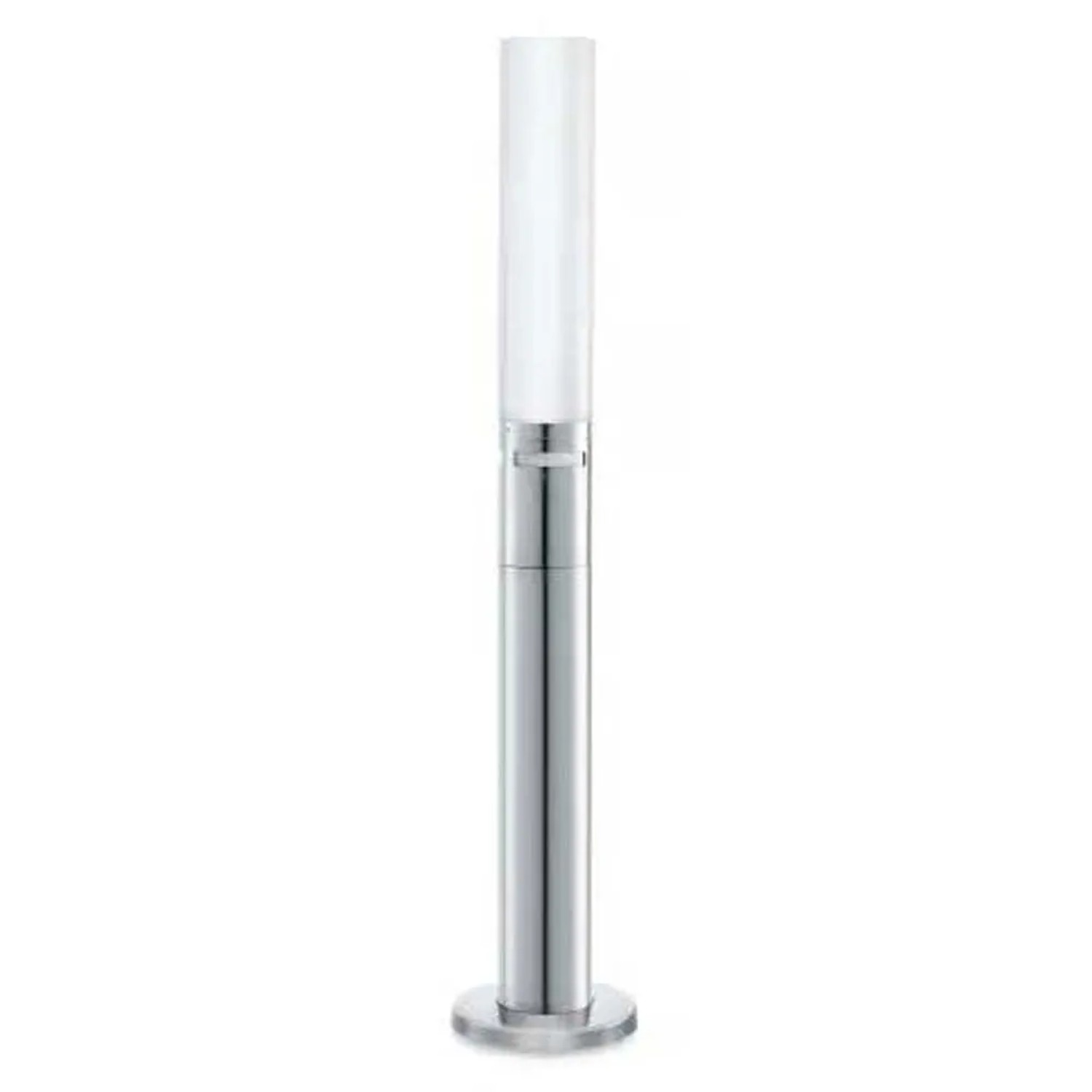 Lampada da giardino a LED Steinel GL60 in acciaio inox e vetro opalino, lampada da terra per giardino e vialetto.