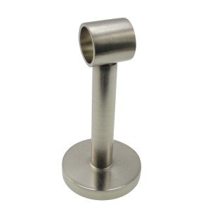 Supporto parete regolabile 12 cm Ø 20 mm nichel satinato