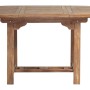 Tavolo allungabile da giardino tondo in teak 120/170x120 cm_5