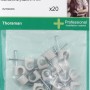 Clip a staffa Schneider Electric, 20 pz, per cavi diametro 8-12mm, per un fissaggio facile.