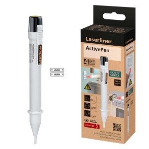 Laserliner ActivePen tester di tensione senza contatto con confezione.