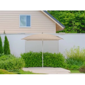 Ombrellone da giardino a palo centrale Ø 200 cm sabbia