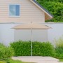 Ombrellone da giardino a palo centrale Ø 200 cm sabbia