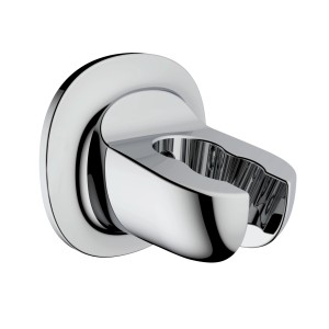 Supporto doccia cromato per montaggio a parete, accessori doccia.