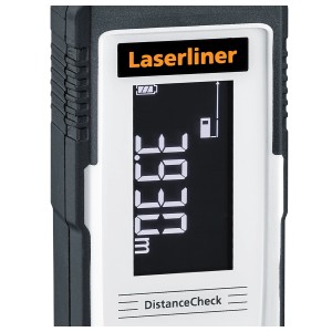 Telemetro laser Laserliner 25: Strumento di misura digitale per misurazioni precise della distanza.